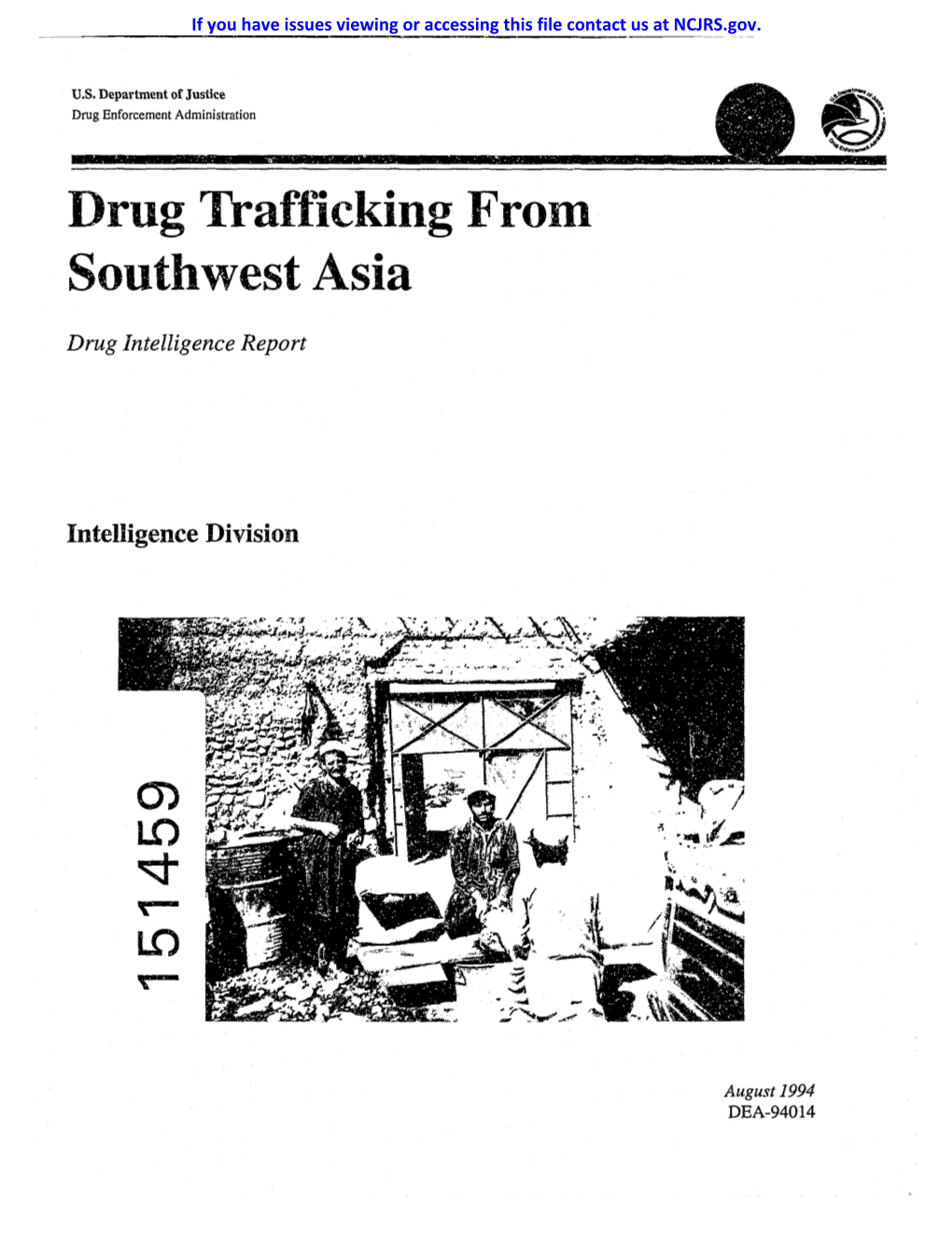 Drug Trafficking from Southwest Asia