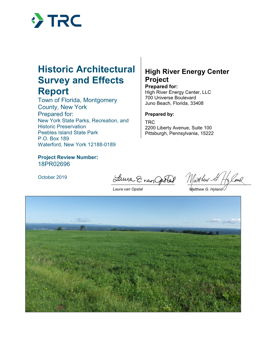 Historic Architectural Survey and Effects Report