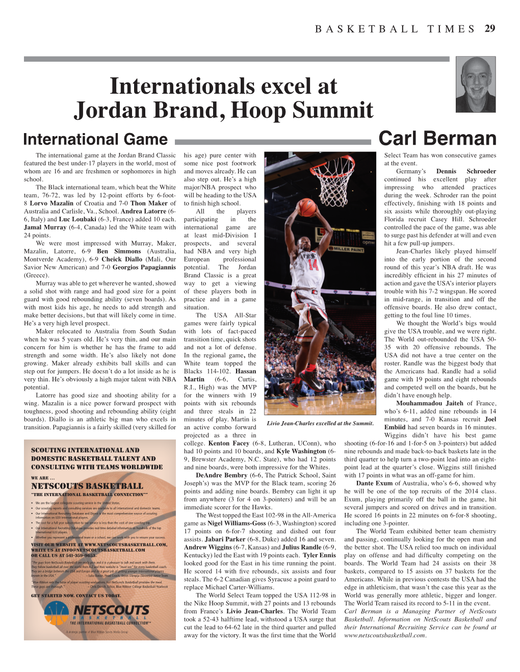 Internationals Excel at Jordan Brand, Hoop Summit