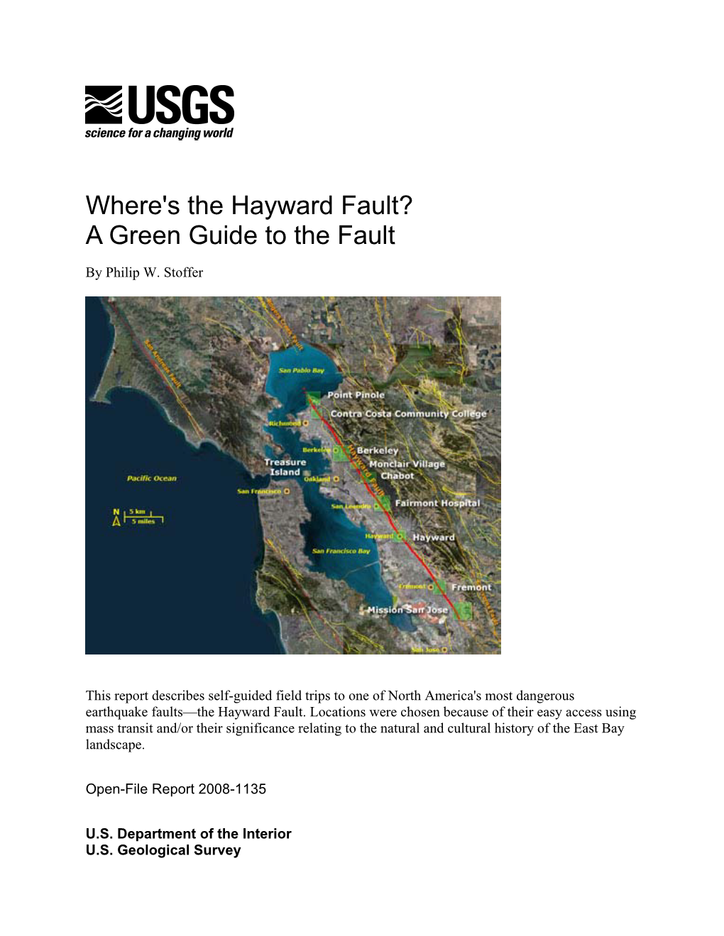 Where's the Hayward Fault? a Green Guide to the Fault