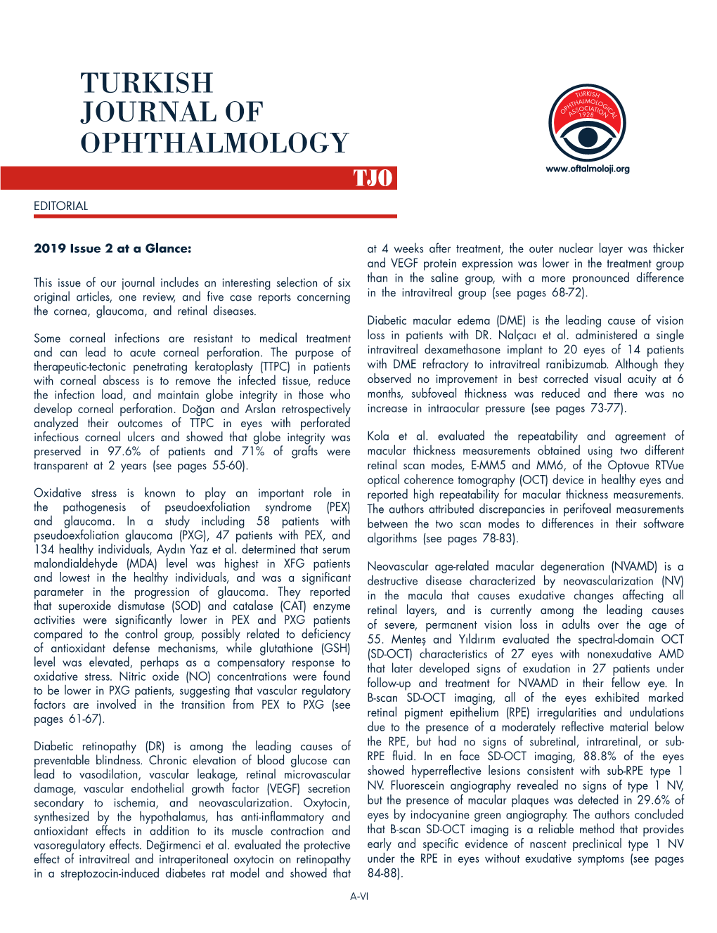 Turkish Journal of Ophthalmology