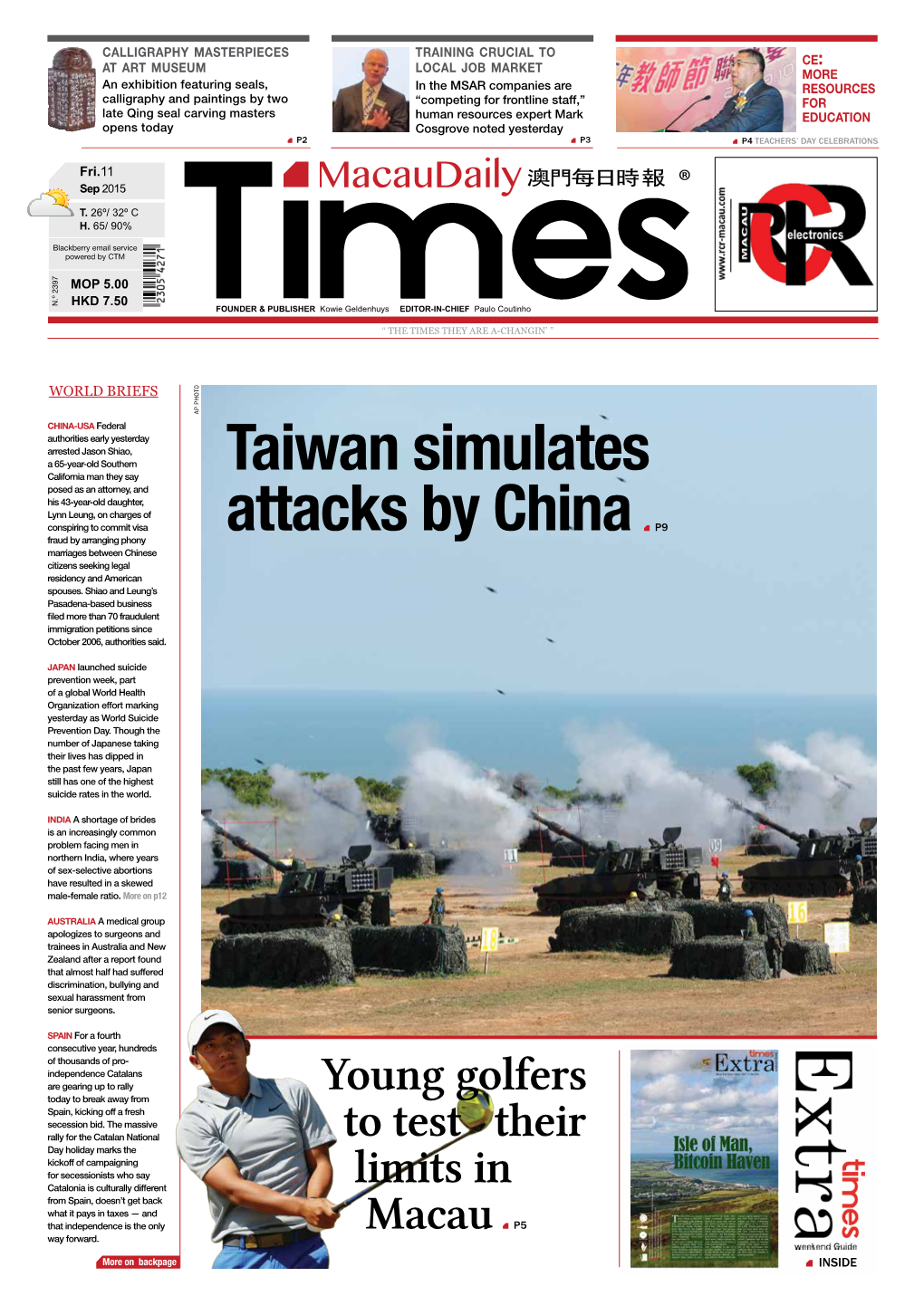 Taiwan Simulates Attacks by China P9