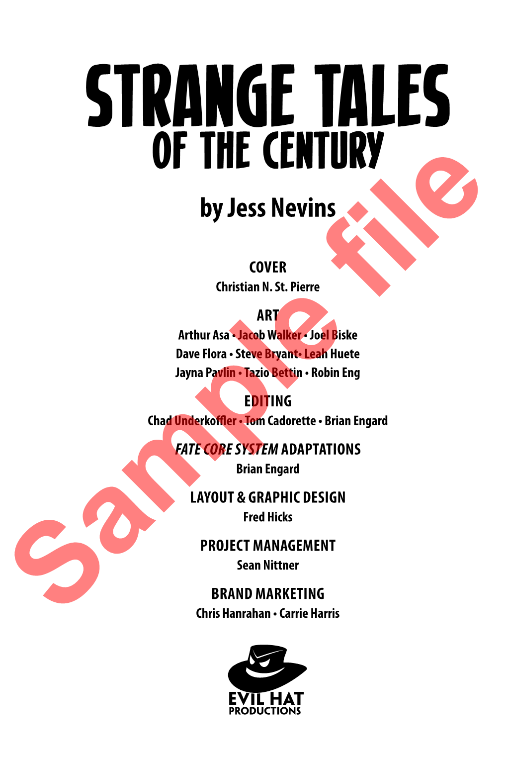 OF the CENTURY TALES by Jess Nevins