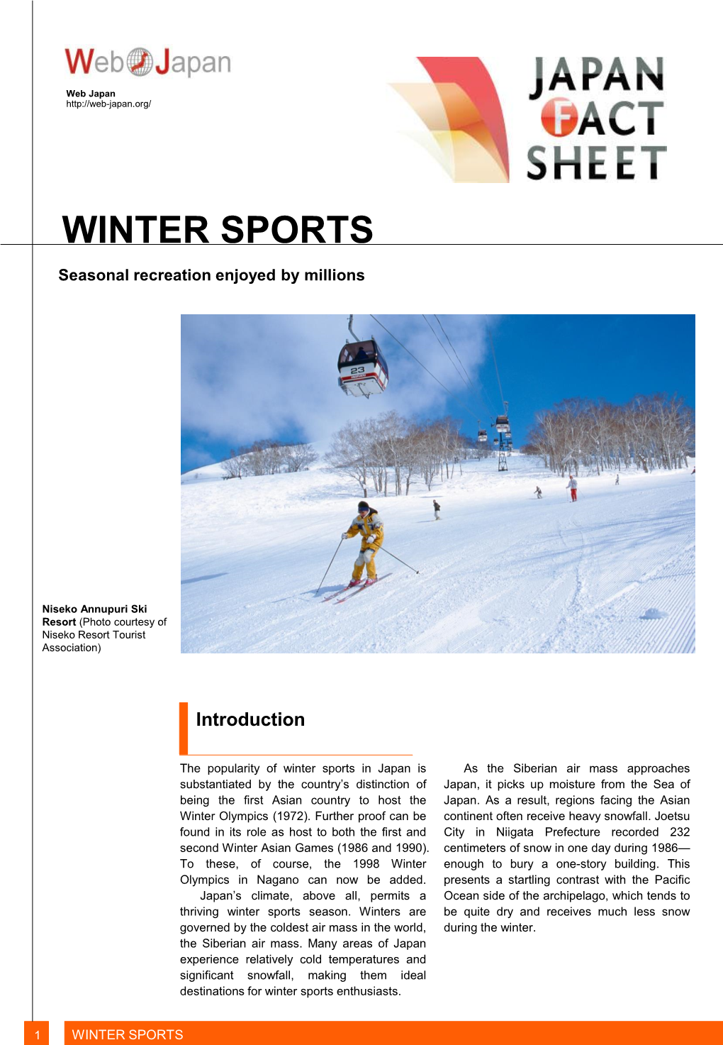 Winter Sports