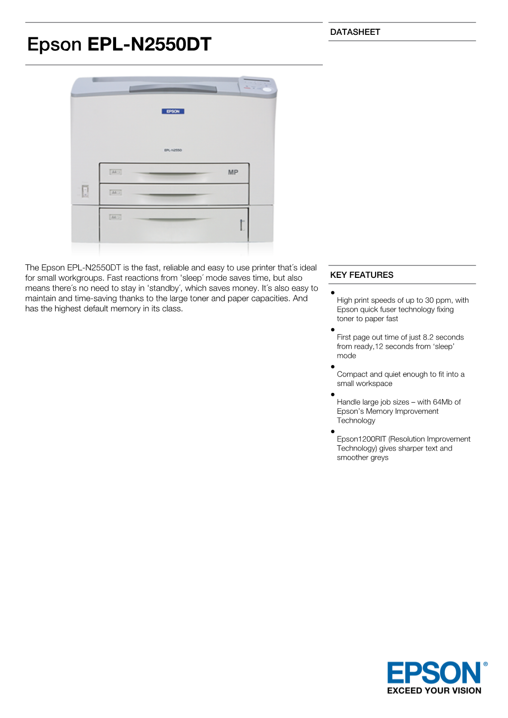 Epsonepl-N2550DT