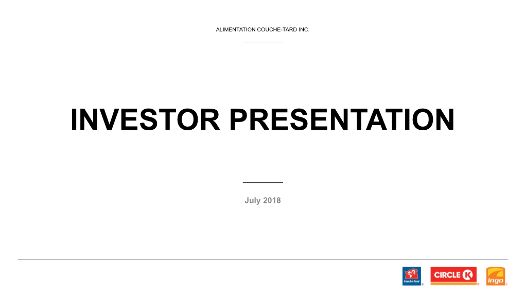 Investor Presentation