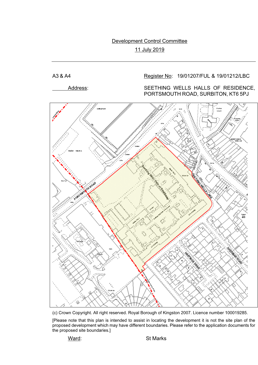 Seething Wells Halls of Residence, Portsmouth Road, Surbiton, Kt6 5Pj