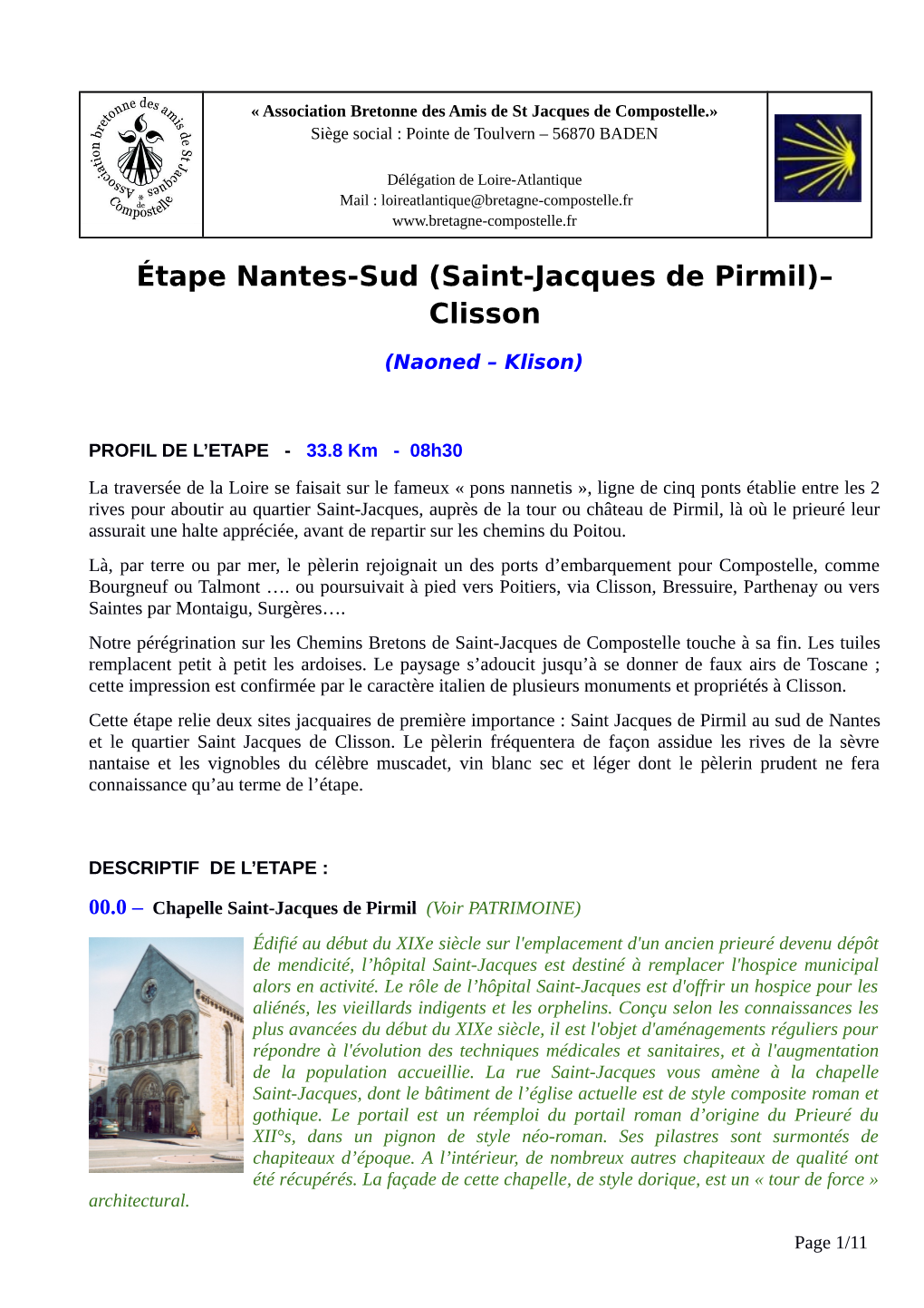 Étape Nantes-Sud (Saint-Jacques De Pirmil)– Clisson