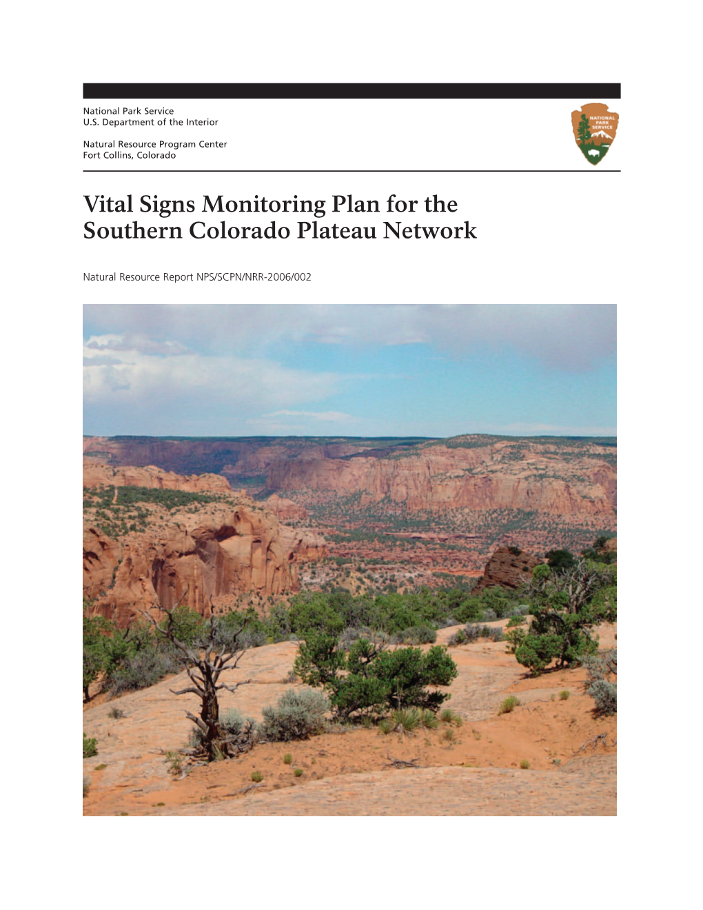 Vital Sings Monitoing Plan for the Southern Colorado Plateau Network