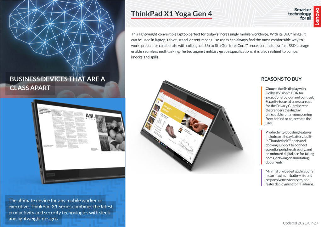 Thinkpad X1 Yoga Gen 4