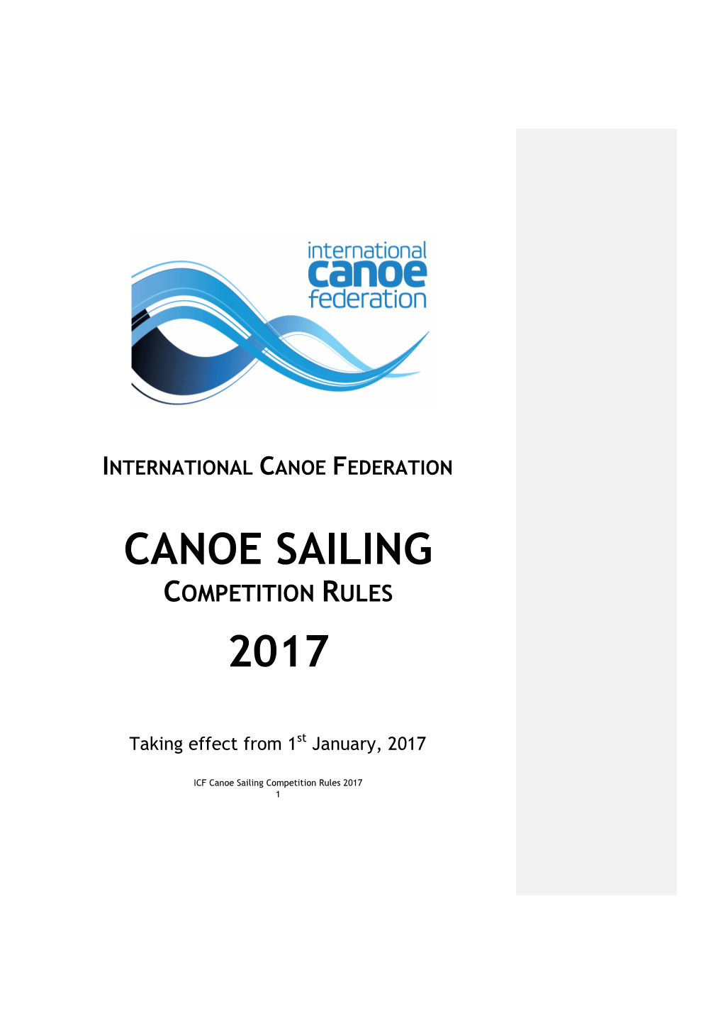 Canoe Sailing 2017