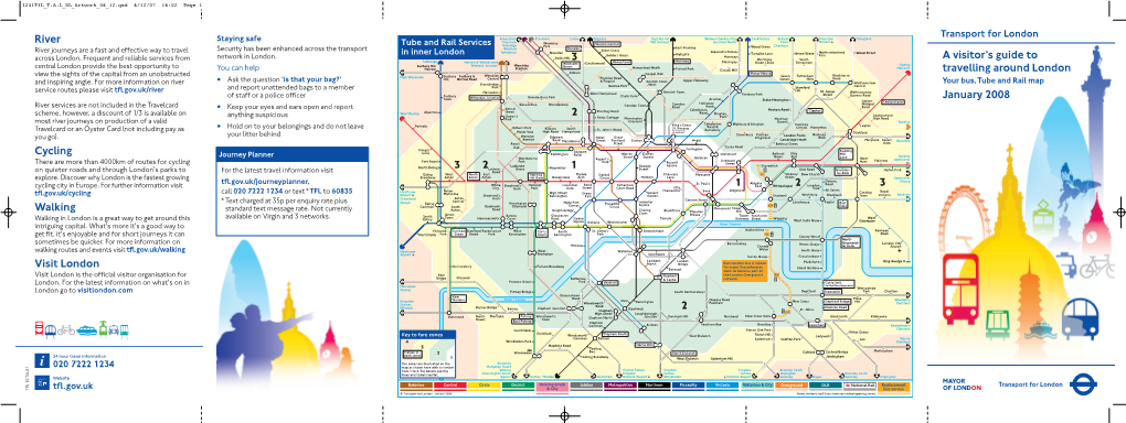 A Visitor's Guide to Travelling Around London River Cycling Walking Visit