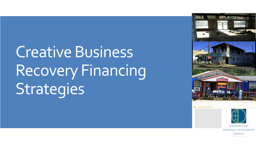 Creative Financing and Waivers