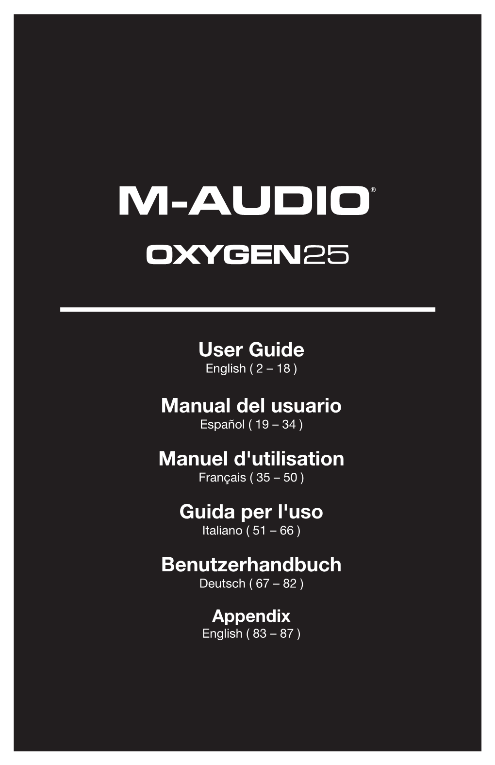 User Guide Manual Del Usuario Manuel D'utilisation Guida Per L'uso