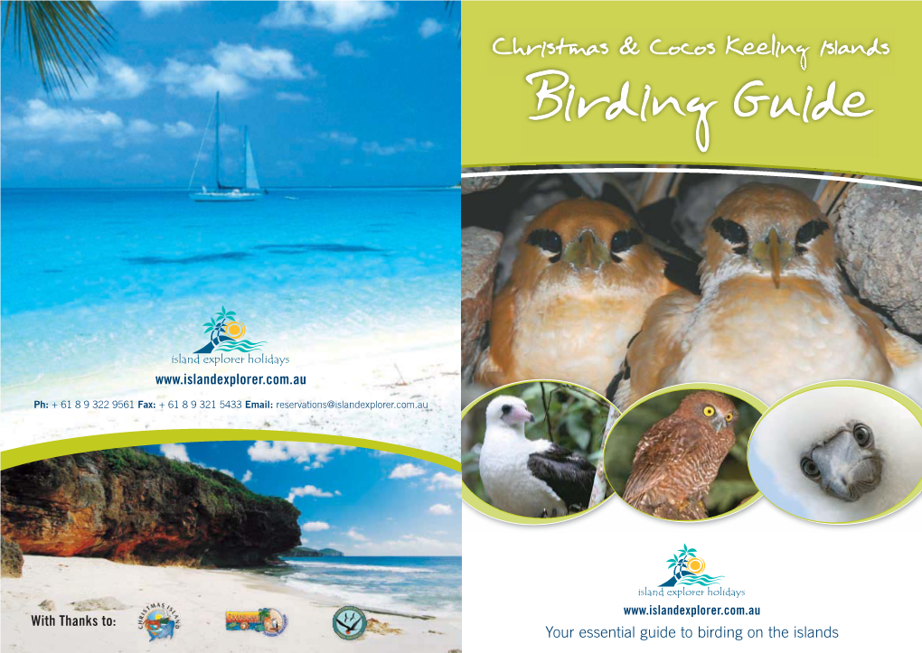 Christmas and Cocos Keeling Islands Birding Guide