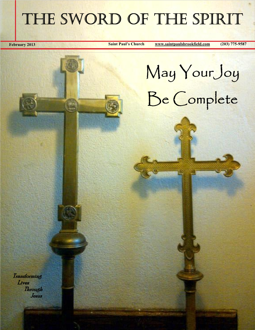 THE SWORD of the SPIRIT May Yourjoy Be Complete