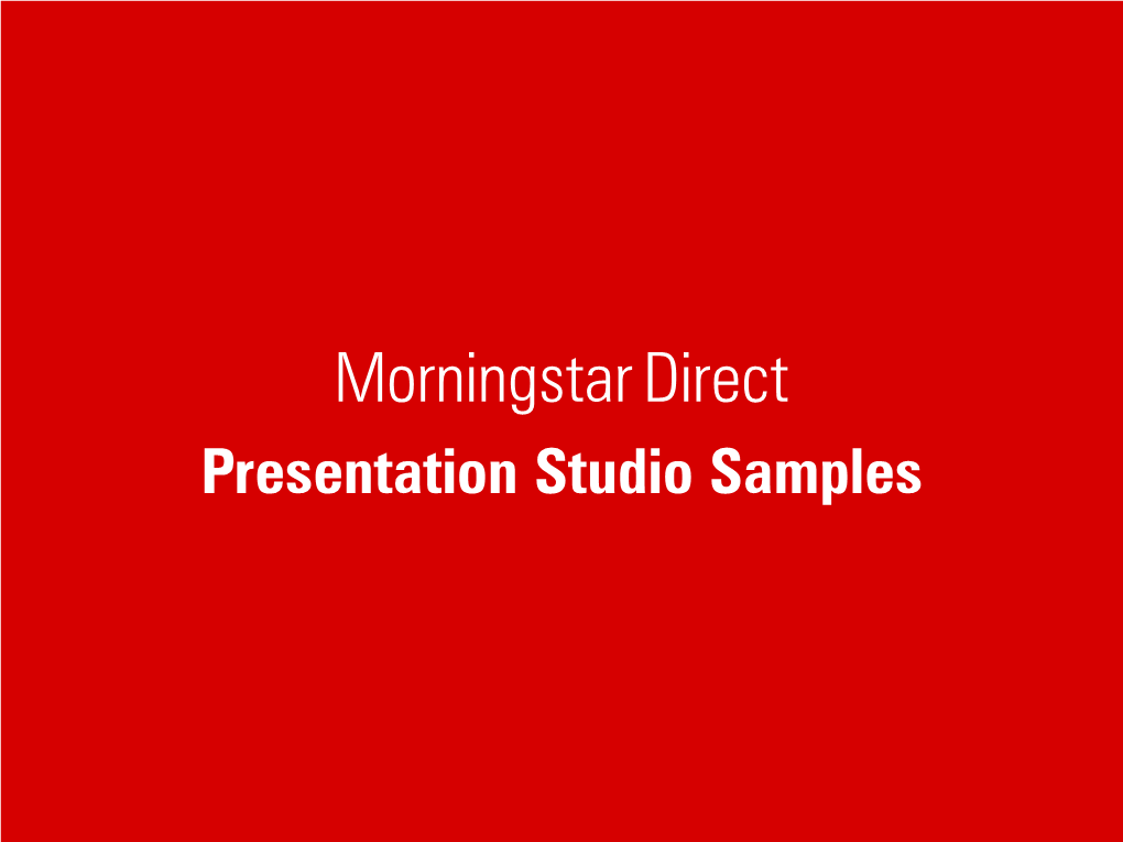 Morningstardirect