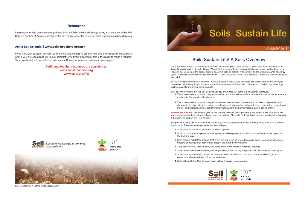 Soils Sustain Life