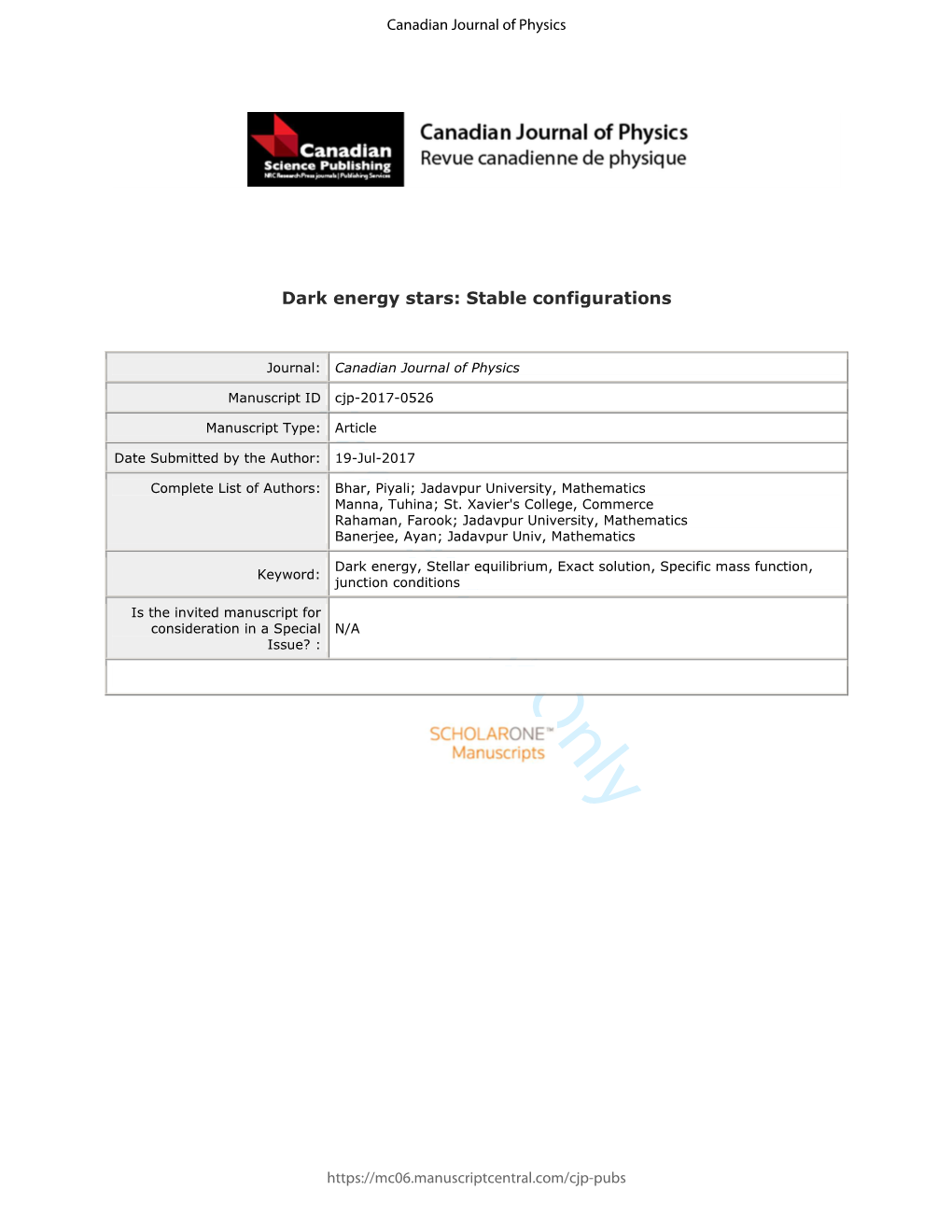 Dark Energy Stars: Stable Configurations