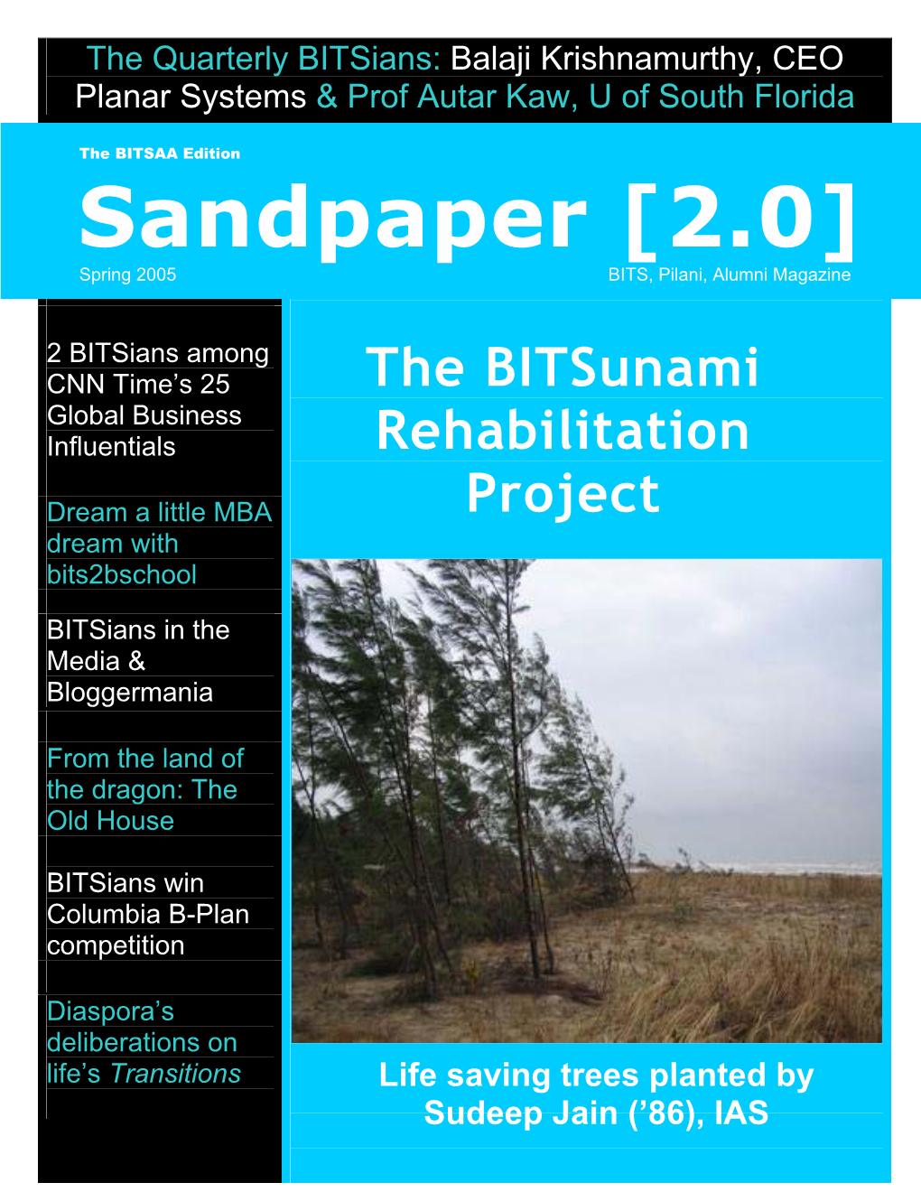 Sandpaper [2.0] Spring 2005 BITS, Pilani, Alumni Magazine