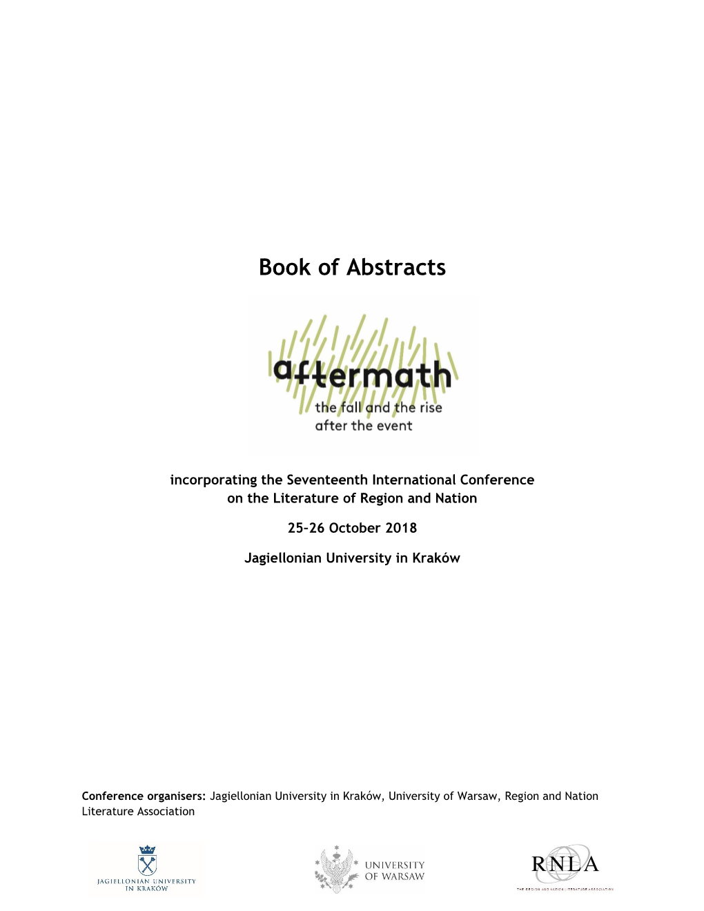 Book of Abstracts