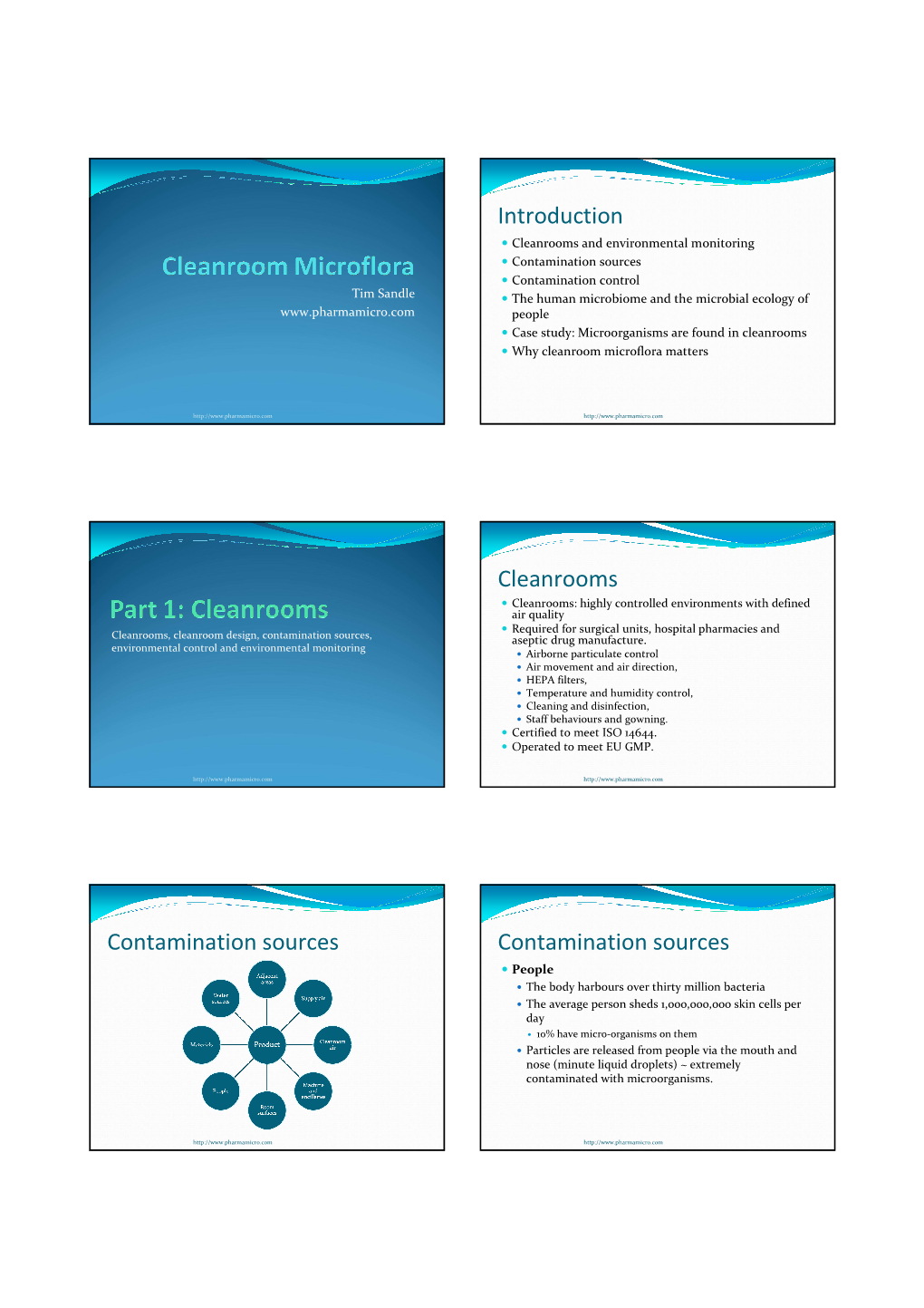 Review of Cleanroom Microflora