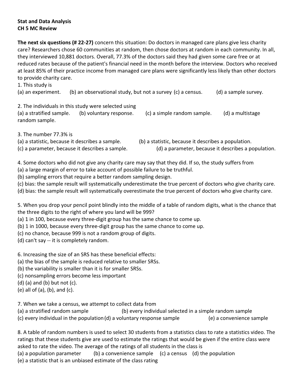 Stat and Data Analysis