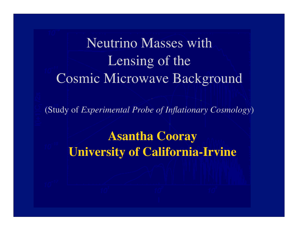 Neutrino Masses with Lensing of the Cosmic Microwave Background