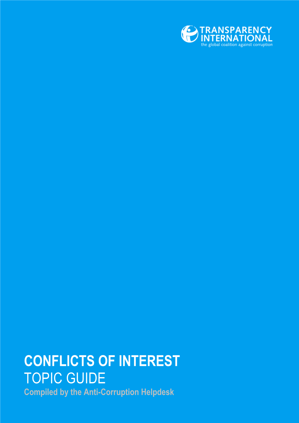 Conflicts of Interest Topic Guide