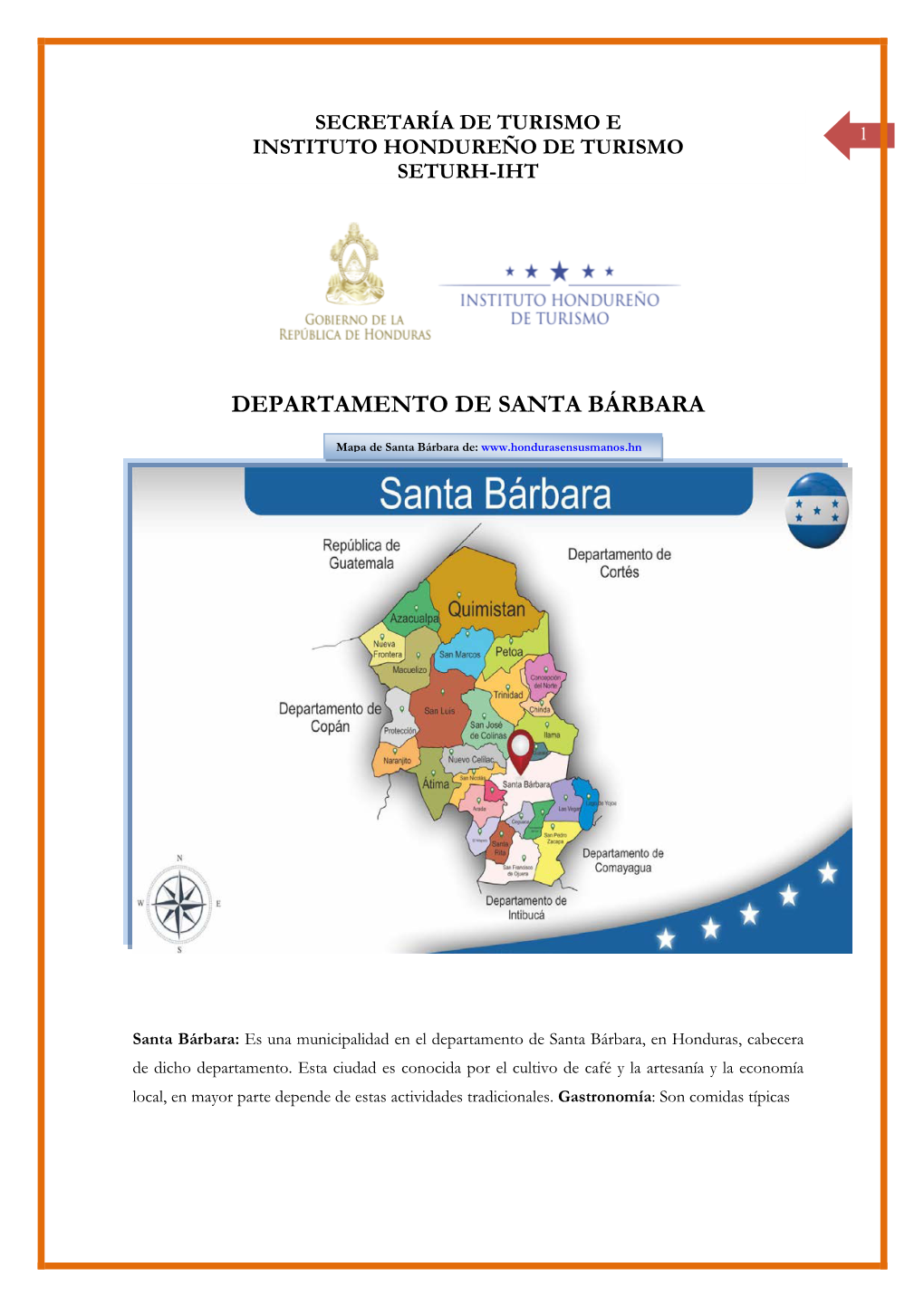 Departamento De Santa Bárbara