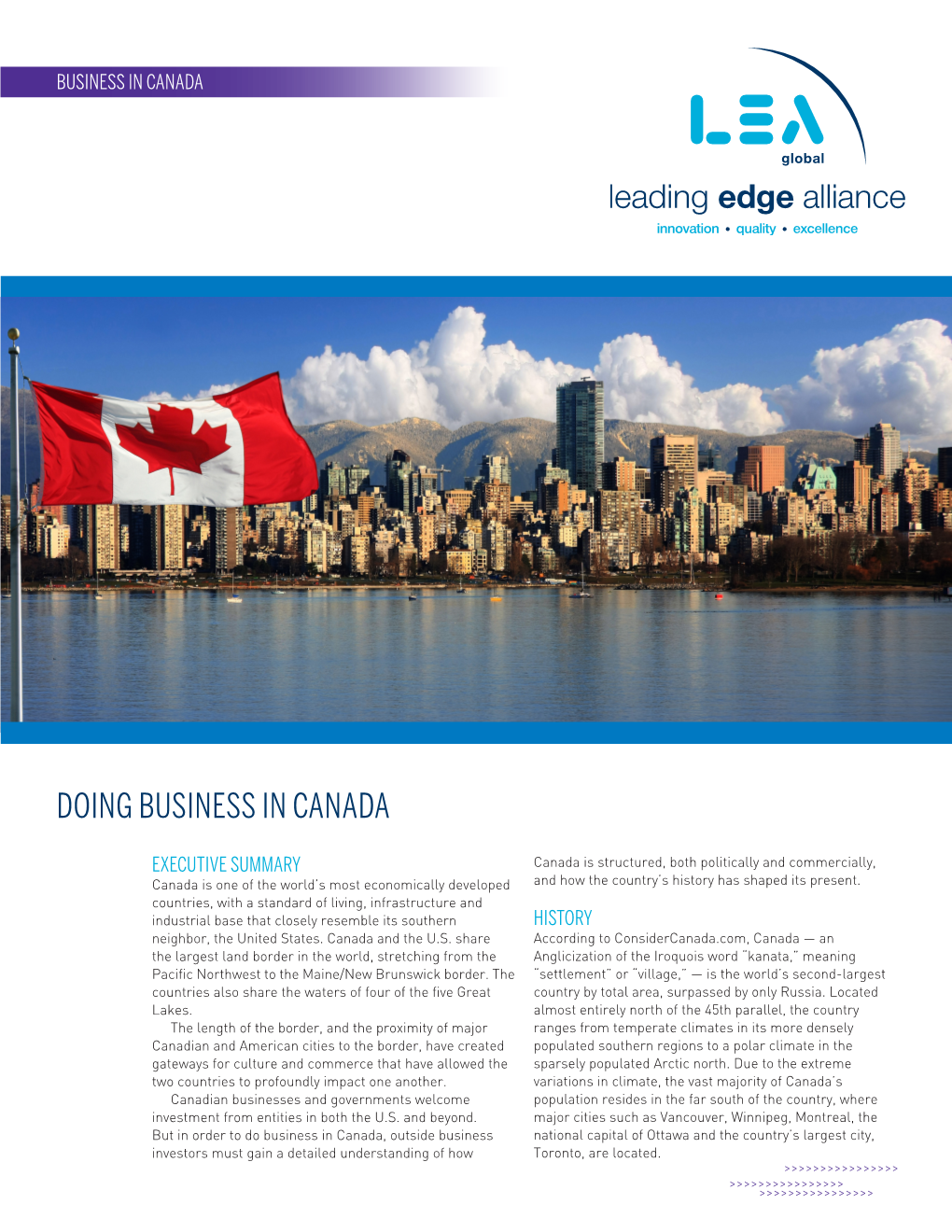 Doing Business in Canada