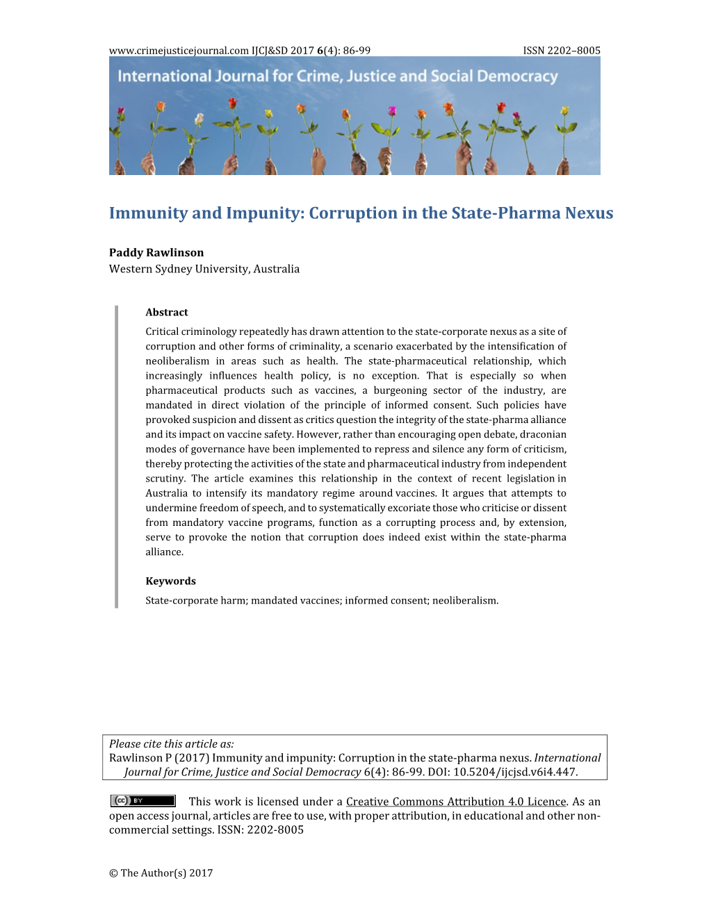 Immunity and Impunity: Corruption in the State-Pharma Nexus