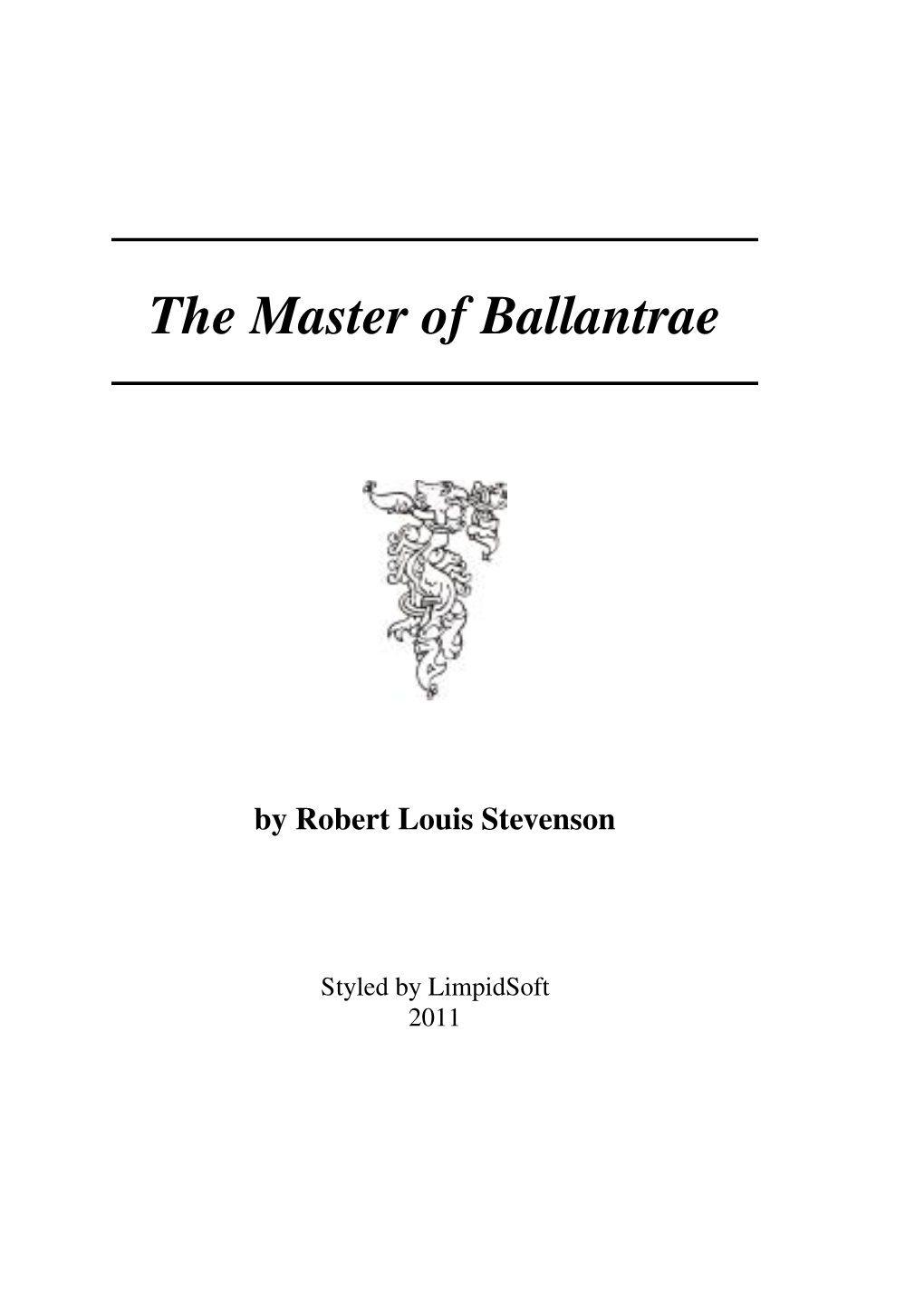 The Master of Ballantrae