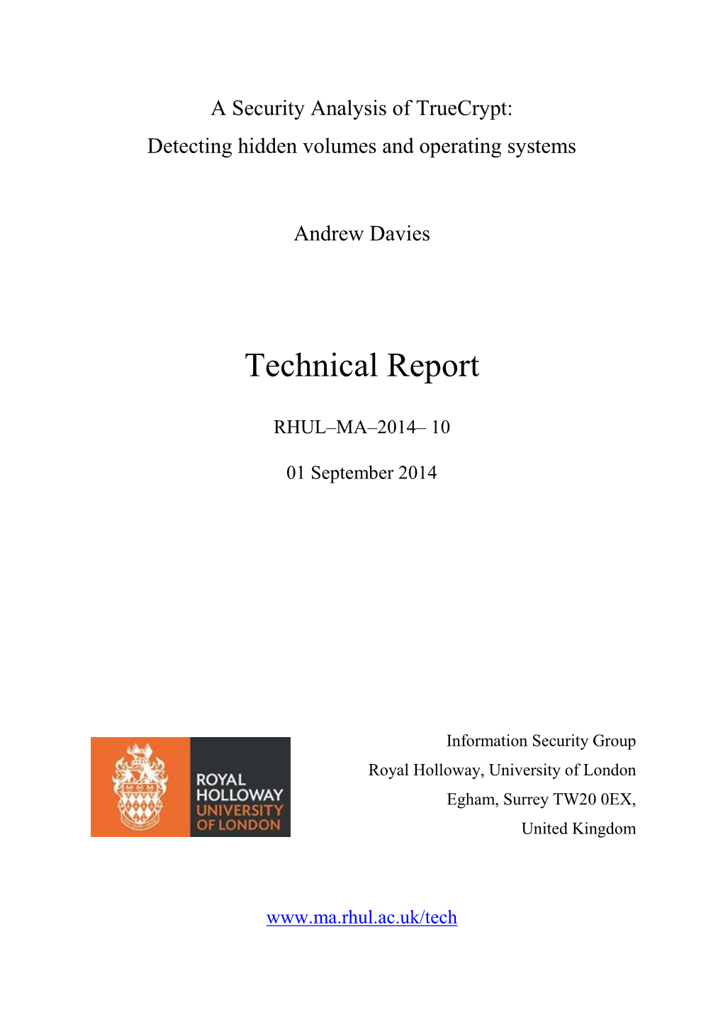 Technical Report