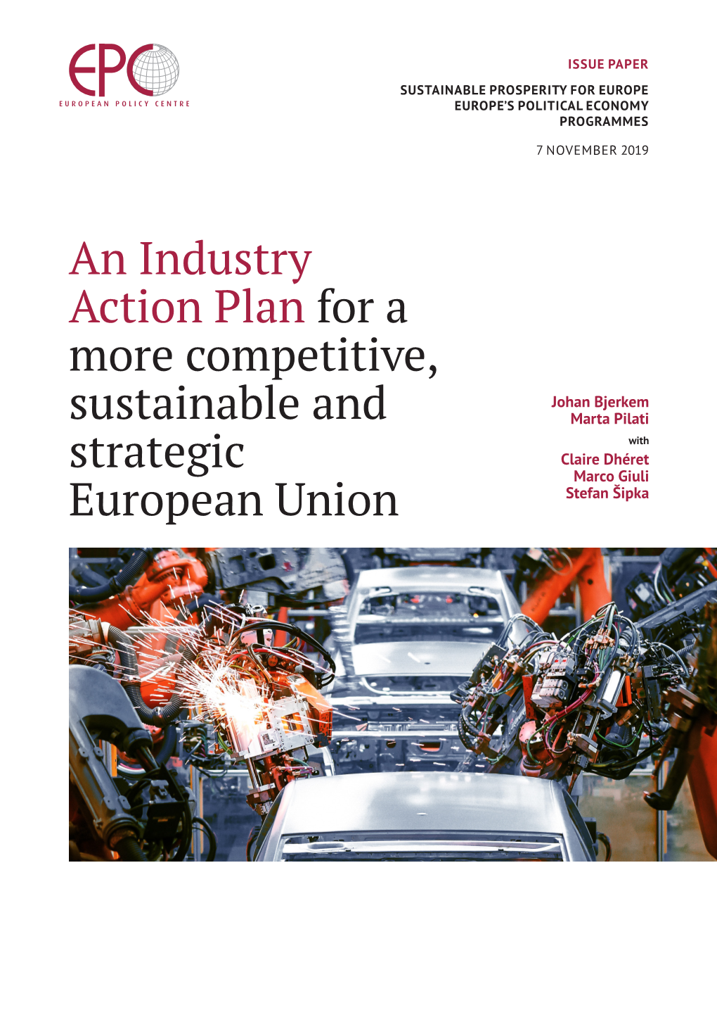 An Industry Action Plan for a More Competitive, Sustainable And