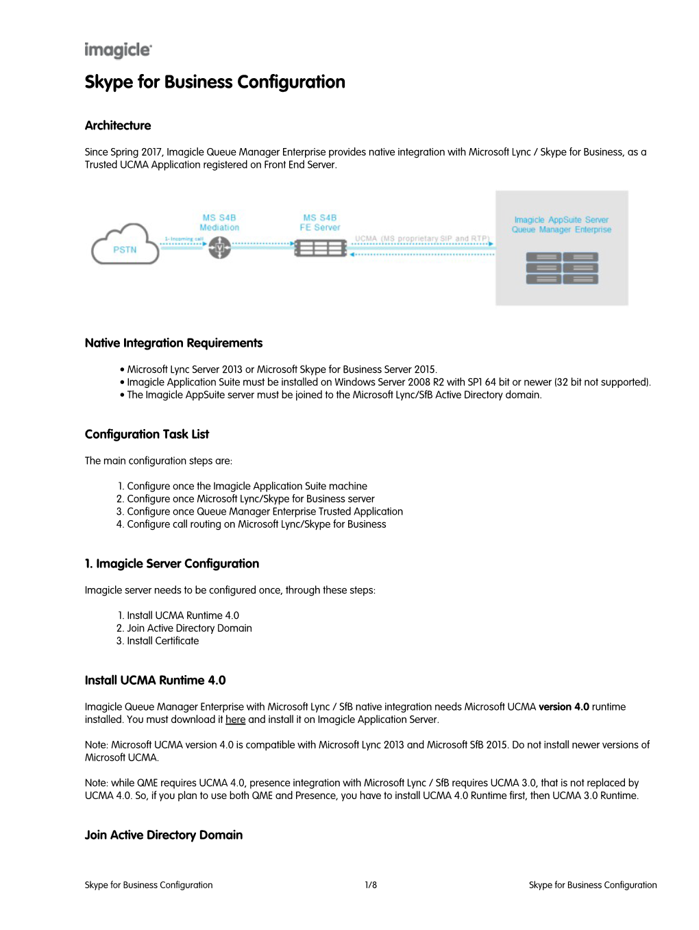 Skype for Business Configuration