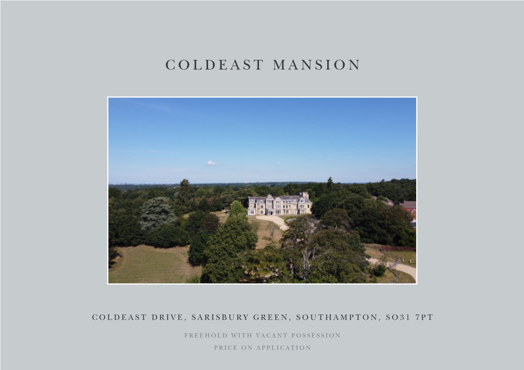 Coldeast Mansion
