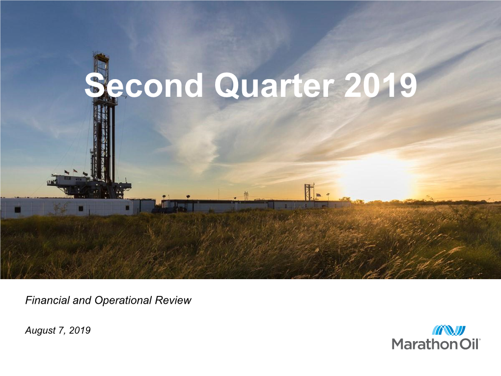 Second Quarter 2019