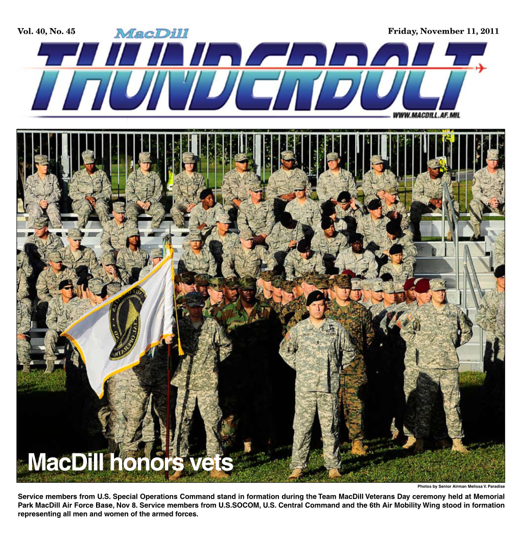 Macdill Honors Vets