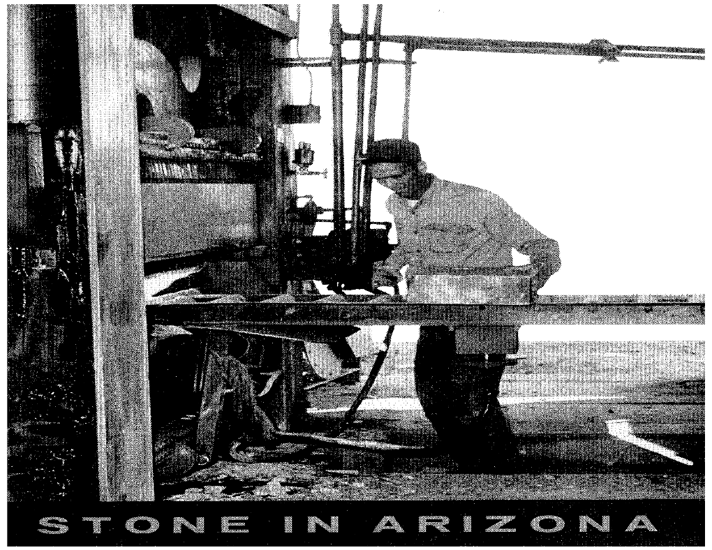 STONE in ARIZONA an Economic Study Prepared for ARIZONA DEVELOPMENT BOARD