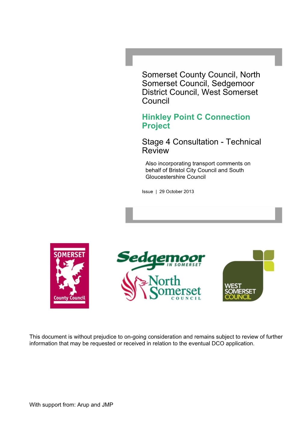 Somerset County Council, North Somerset Council, Sedgemoor