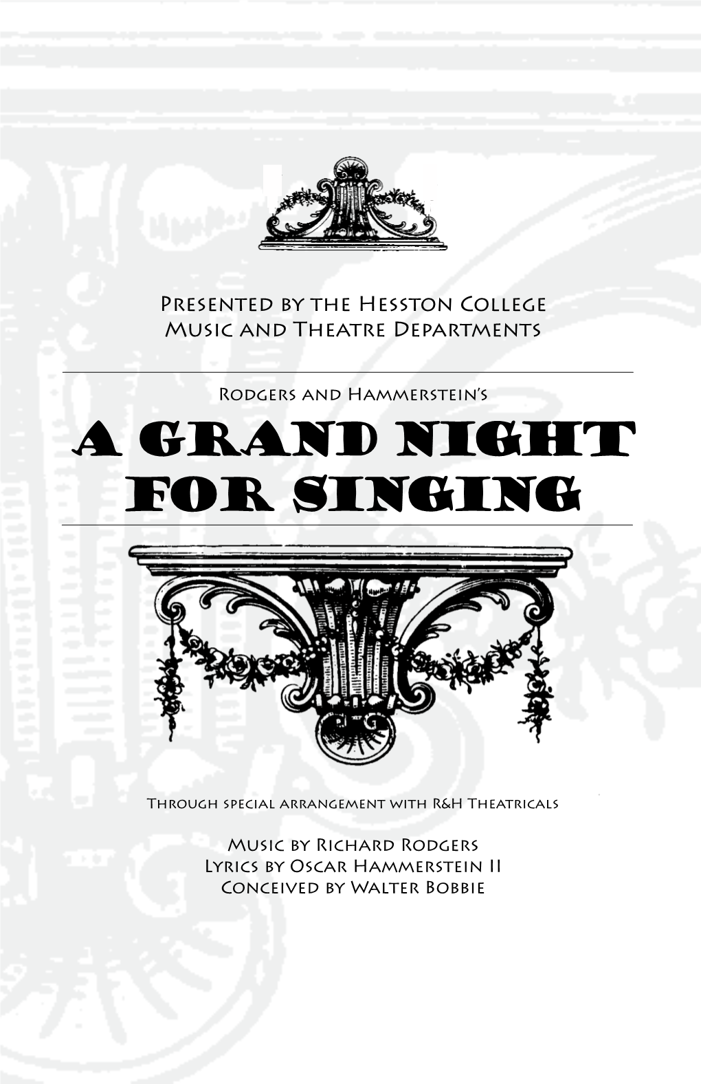 A Grand Night for Singing