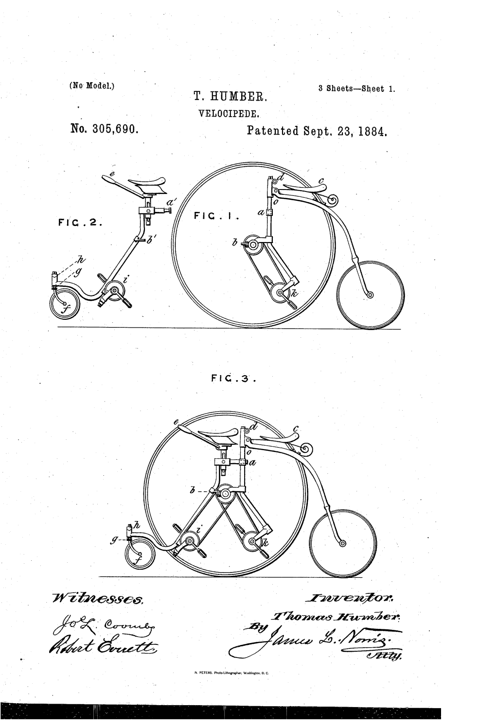 T. HUMBER, 3 Sheets-Sheet 1