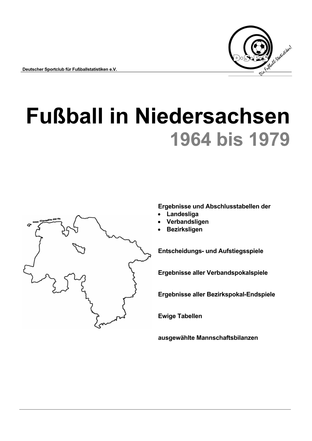 Fußball in Niedersachsen 1964 Bis 1979