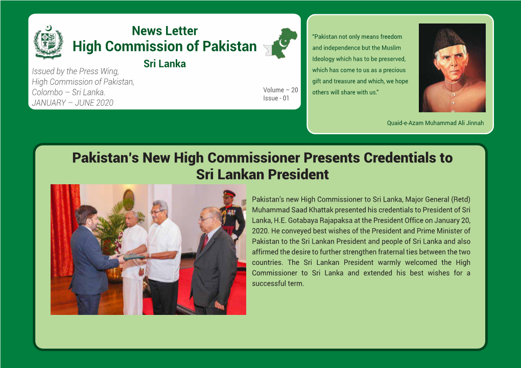 High Commission Pakistan JULY 2