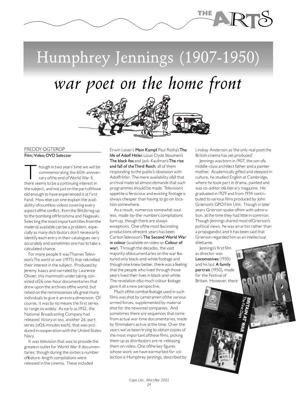 War Poet on the Home Front