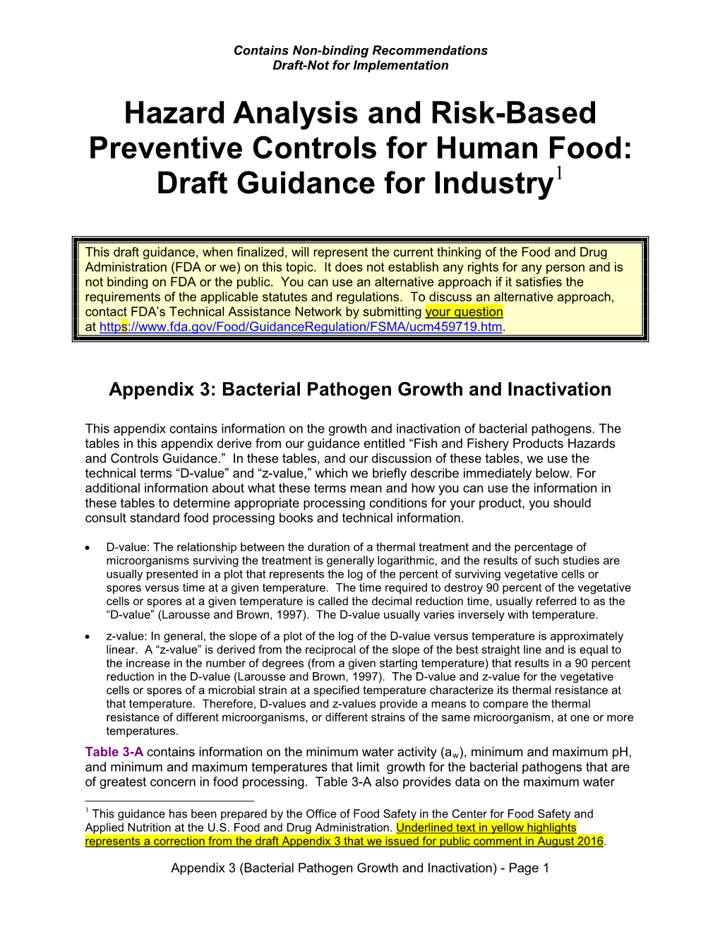 Appendix 3: Bacterial Growth and Inactivation