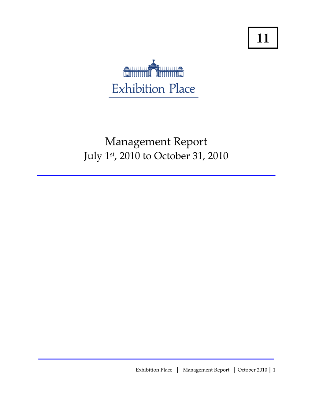 EP Management Report