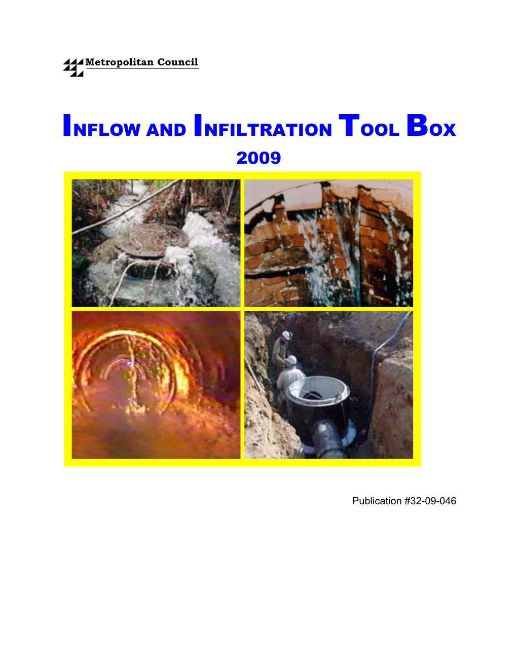 Inflow and Infiltration Tool Box 2009