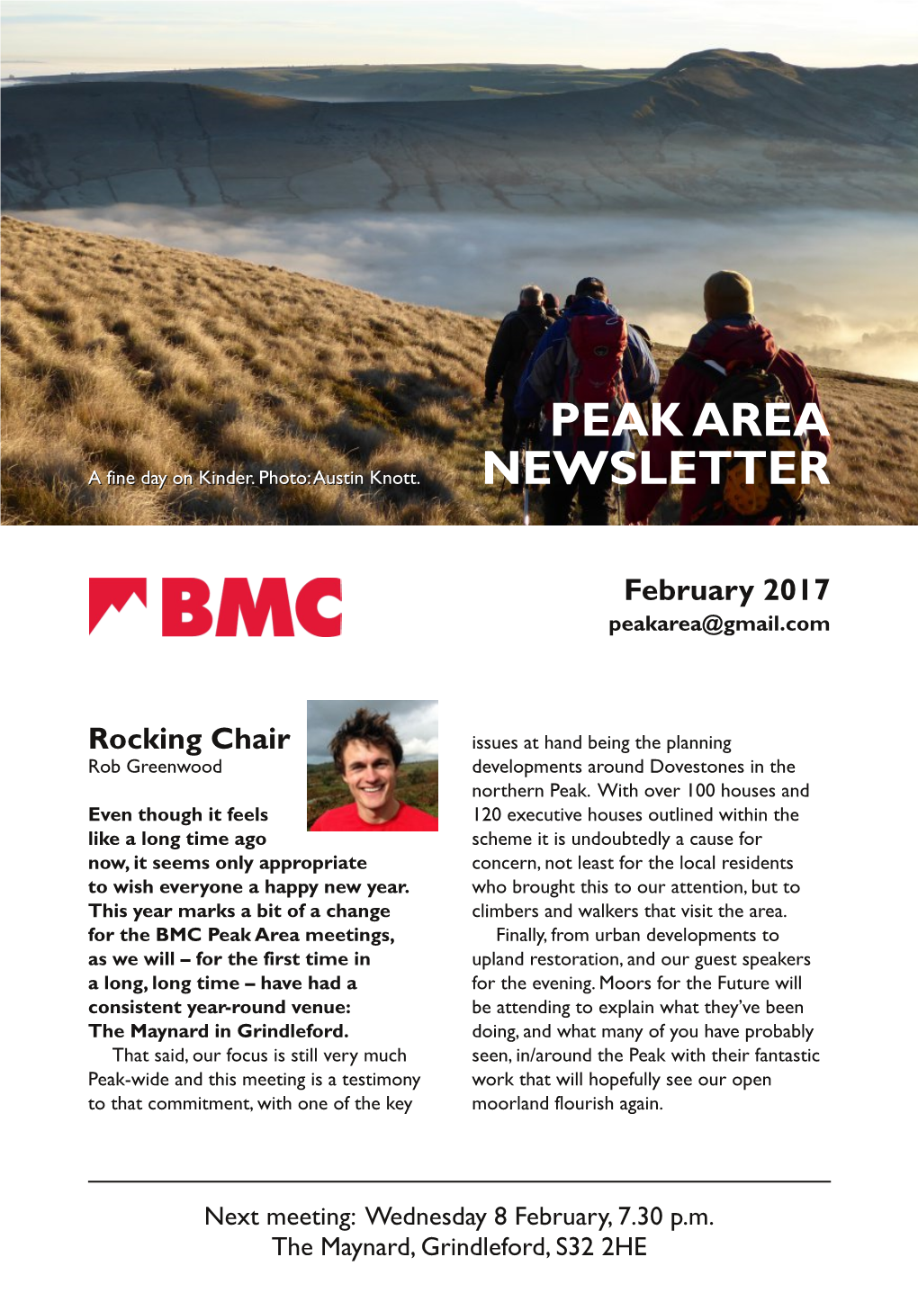 Download the February 2017 BMC Peak Area Newsletter